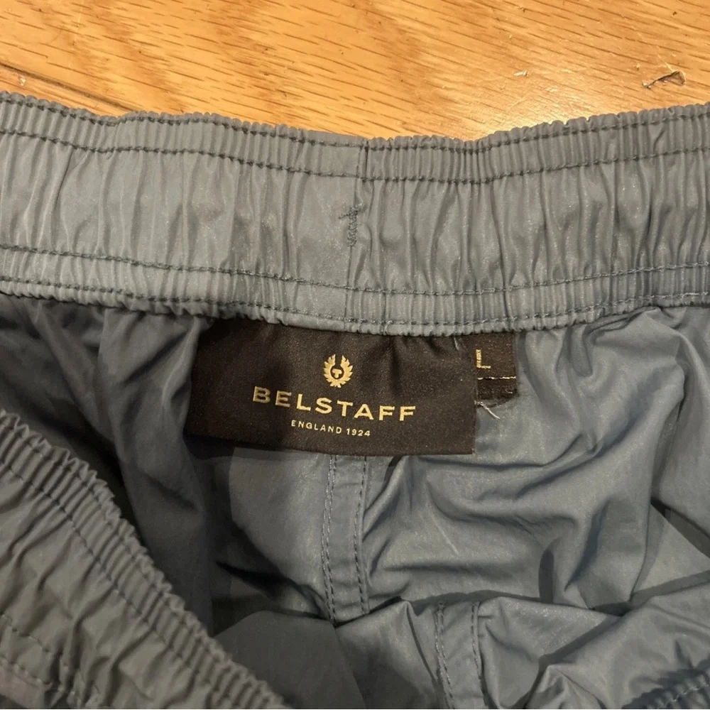 Belstaff Gray Elastic Waist shorts/swim trunks